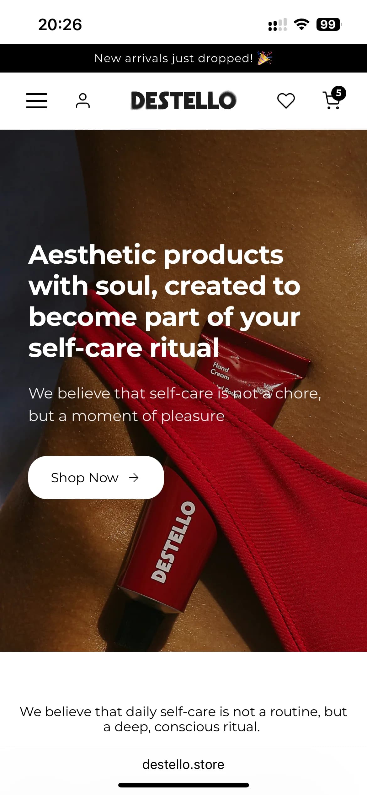 Destello mobile mockup 1