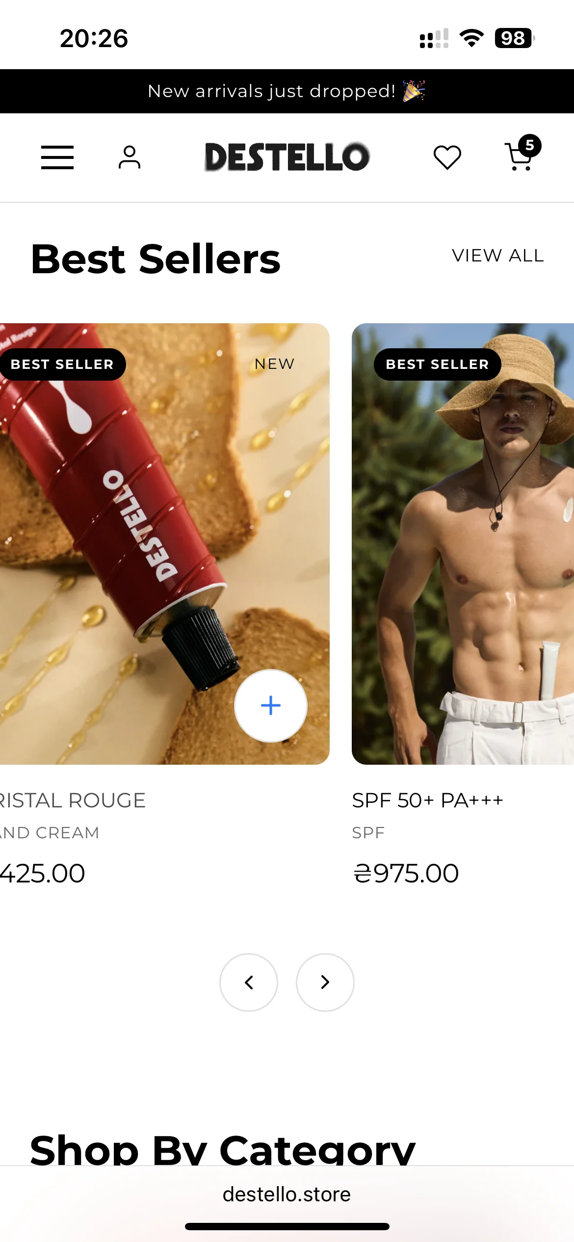 Destello mobile mockup 2